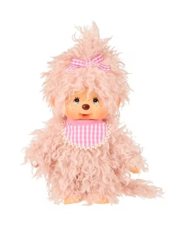 Sekiguchi Other - SEKIGUCHI 20CM Monchhichi Fluffy Pink Beige Girl (204229)